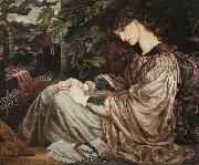 Dante Gabriel Rossetti La Pia de' Tolomei oil on canvas